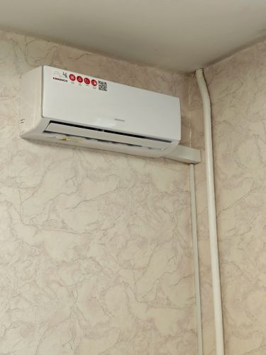 Установка сплит системы 7-9 kBTU (одноэтапный монтаж)