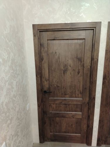 Установка межкомнатной двухстворчатой двери