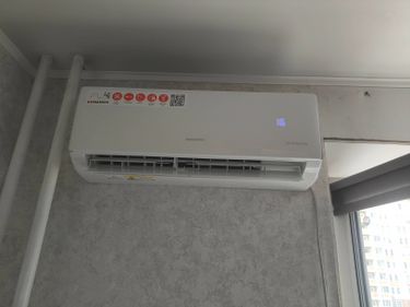 Установка сплит системы 7-9 kBTU (одноэтапный монтаж)