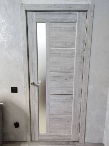 Установка межкомнатной одностворчатой двери с врезанной фурнитурой