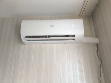 Установка сплит системы 7-9 kBTU (одноэтапный монтаж)