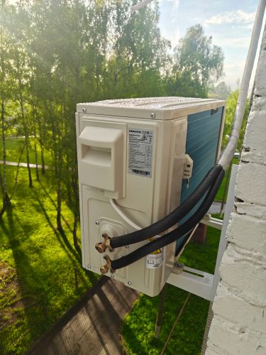 Установка сплит системы 7-9 kBTU (одноэтапный монтаж)