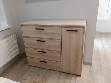 Сборка, установка и крепёж комода 4 ящика