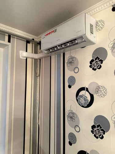 Установка сплит системы 7-9 kBTU (одноэтапный монтаж)