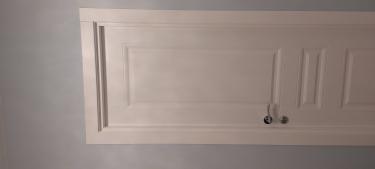 Установка дверного наличника