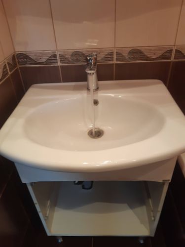 Установка смесителя (на готовые коммуникации)