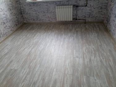 Прямая укладка ламината с подложкой более 20 кв.м