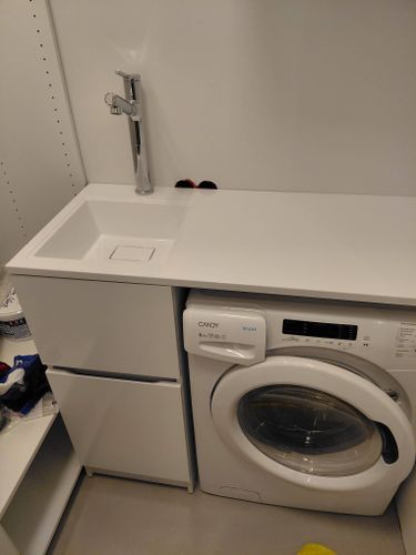 Установка раковины на кронштейнах