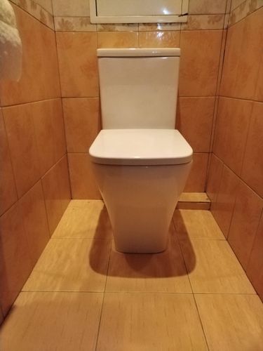 Установка напольного унитаза