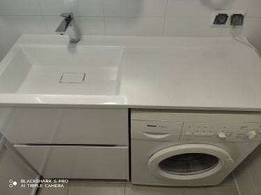 Установка смесителя (на готовые коммуникации)