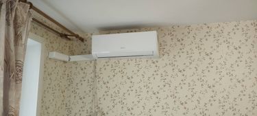 Установка сплит системы 7-9 kBTU (одноэтапный монтаж)