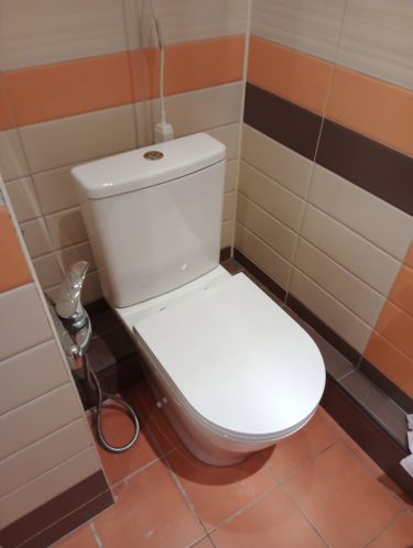 Установка напольного унитаза