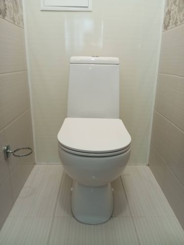 Установка напольного унитаза