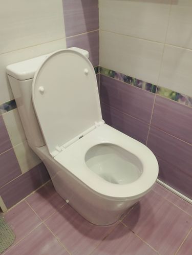 Установка напольного унитаза