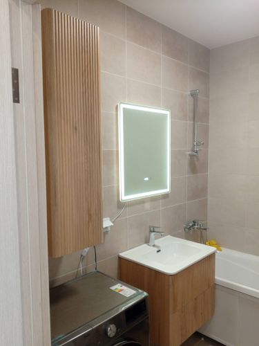 Установка смесителя (на готовые коммуникации)