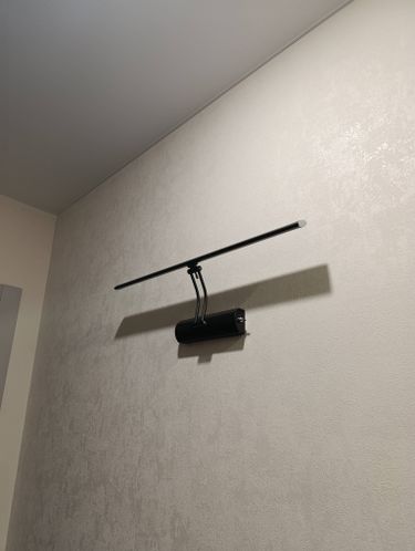 Установка люстры в сборке