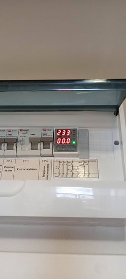 Установка и подключение автомата однополюсного