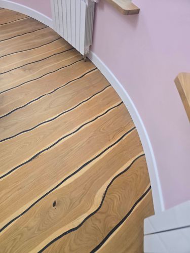 Монтаж деревянного/мдф плинтуса