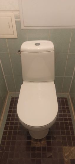 Установка напольного унитаза