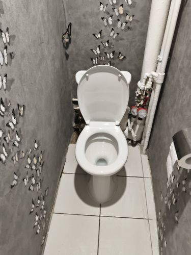 Установка напольного унитаза