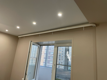 Установка карниза