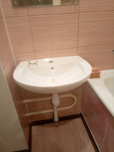 Установка смесителя (на готовые коммуникации)