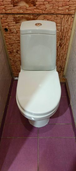 Установка напольного унитаза