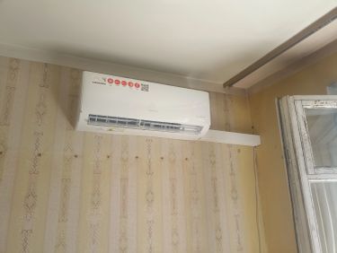 Установка сплит системы 7-9 kBTU (одноэтапный монтаж)