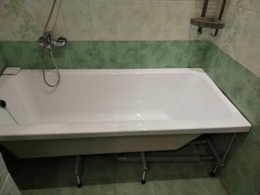 Установка акриловой/стальной ванны