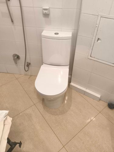 Установка напольного унитаза