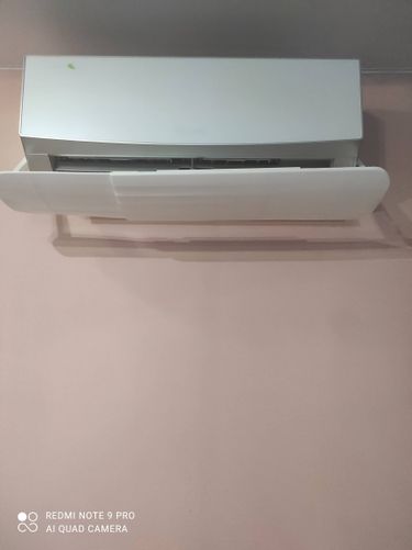 Выполнена очистка фильтров, обработка антисептиком, устранение пыли с лопастей, промывка дренажной системы, проверка работоспособности устройства.