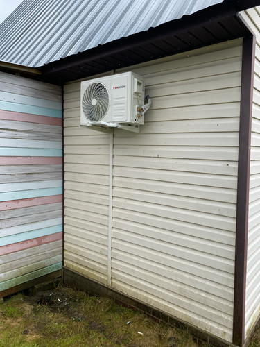 Установка сплит системы 7-9 kBTU (одноэтапный монтаж)