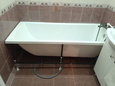 Установка акриловой/стальной ванны