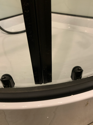 Установка душевой кабины шириной до 90 см