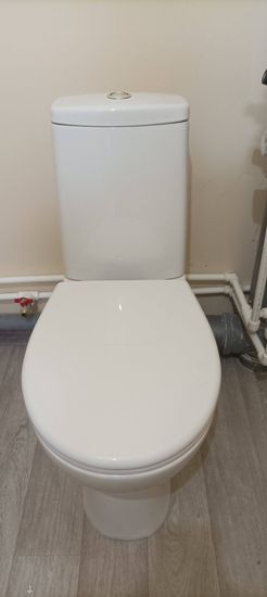 Установка напольного унитаза