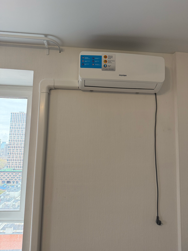 Установка сплит системы 7-9 kBTU (одноэтапный монтаж)