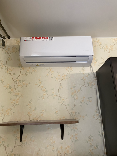 Установка сплит системы 7-9 kBTU (одноэтапный монтаж)