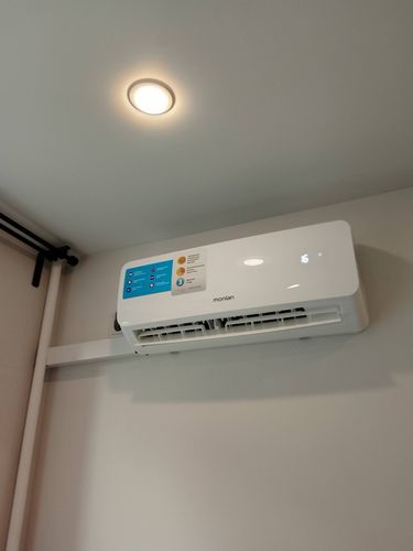 Установка сплит системы 7-9 kBTU (одноэтапный монтаж)