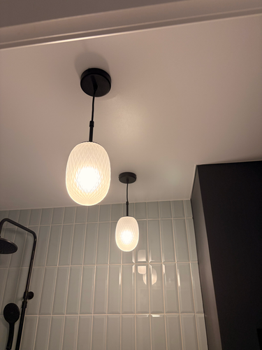 Установка люстры в сборке