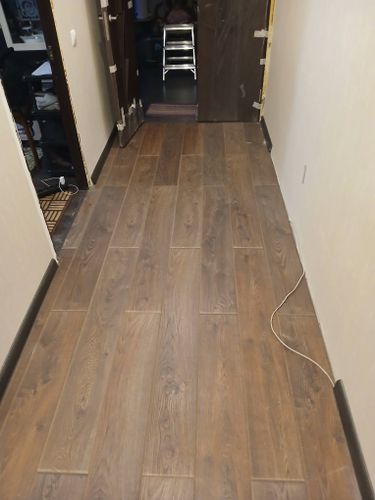 Демонтаж линолеума/ковролина, уложенного на клей