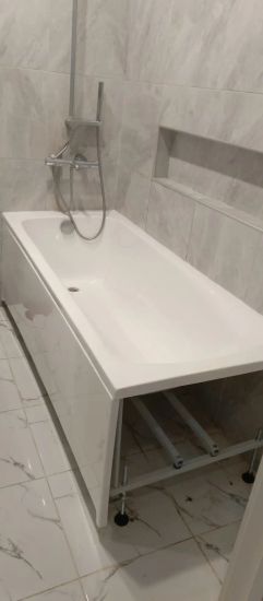 Установка акриловой/стальной ванны