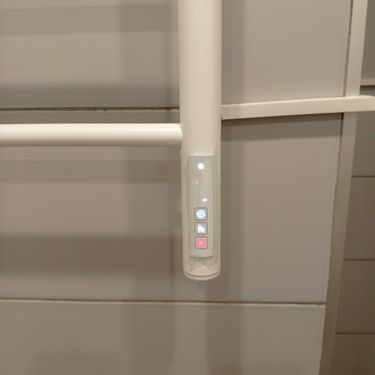 Монтаж электрического полотенцесушителя