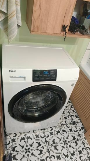 Установка отдельностоящей стиральной машины с подключением