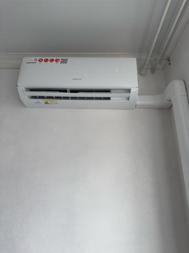 Установка сплит системы 7-9 kBTU (одноэтапный монтаж)