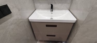 Установка смесителя (на готовые коммуникации)