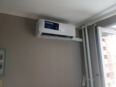 Установка сплит системы 7-9 kBTU (одноэтапный монтаж)