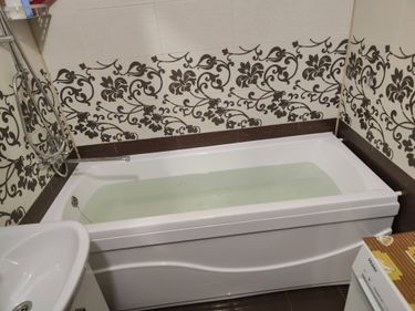 Установка акриловой/стальной ванны