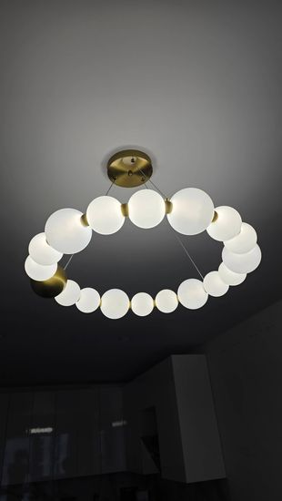 Сборка и навеска люстры