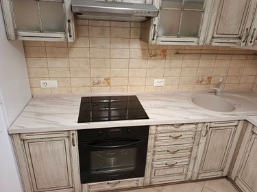 Установка столешницы ДСП Закругление столешницы ДСП Установка и подключение врезной мойки