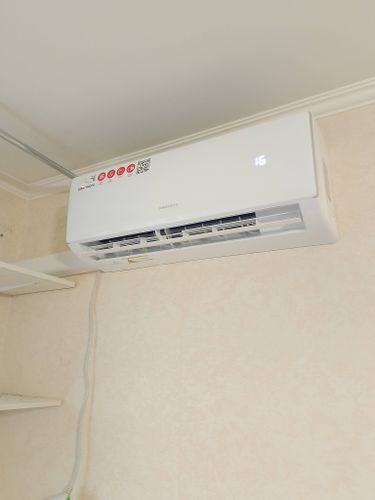 Установка сплит системы 7-9 kBTU (одноэтапный монтаж)